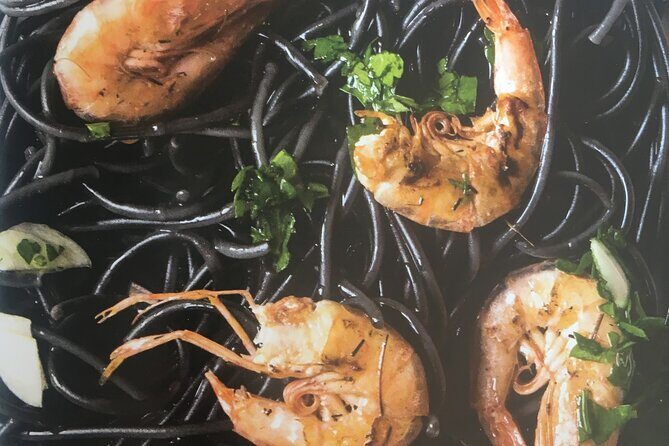 4-Hour Dalmatian Food and Wine flavors Experience in Split Patio - The Menu You’ll Cook: Polenta, Shrimp Buzara, Prosciutto, and Fig Dessert