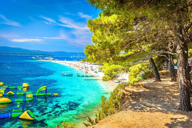 4 Islands Tour from Split to Zlatni Rat, Hvar & Pakleni Islands - A comfortable 4-island boat day from Split’s Riva