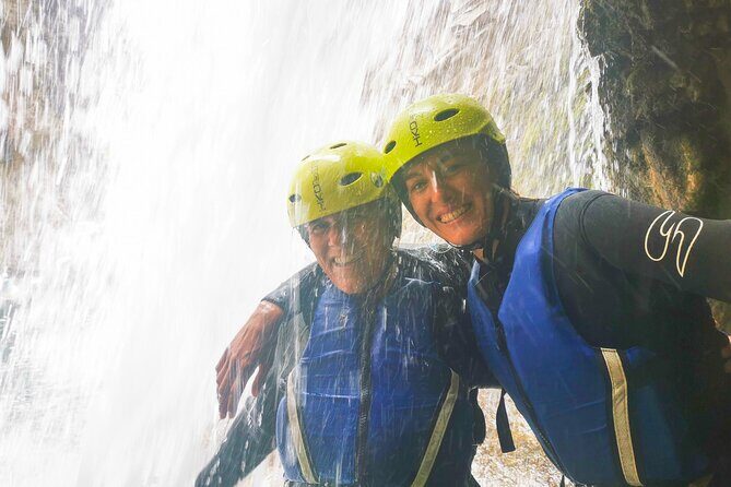 Basic Canyoning on Cetina River from Split or Zadvarje - Stop 2: Velika Gubavica, the 50-meter waterfall break