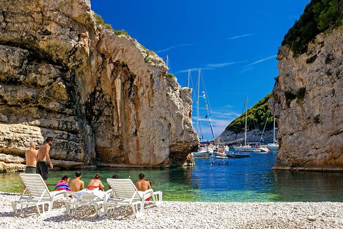 Blue Cave and Pakleni Islands group Tour from Hvar - Palmižana on Sveti Klement: sandy beach time plus lunch base