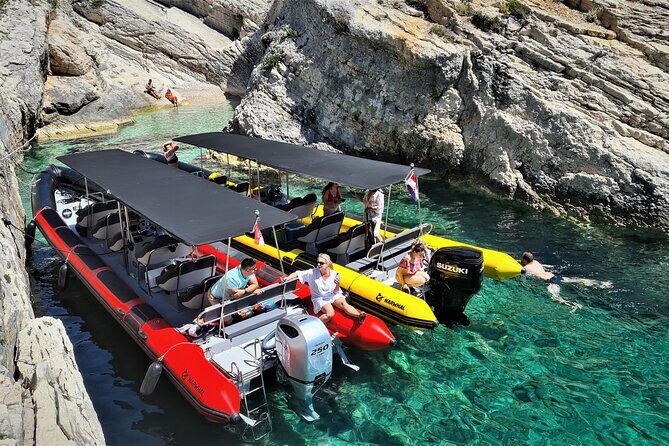 Blue Cave & Hvar, 5 Islands Speedboat with Luxury Seats in Shade - Why This Speedboat Hits The Sweet Spot From Split