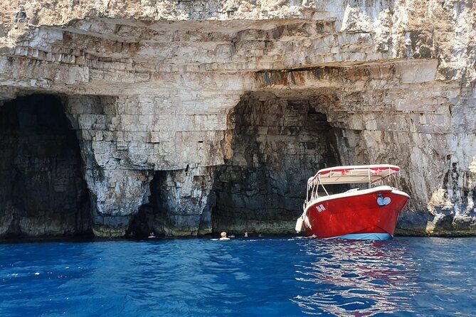 Blue Cave & Vis Island speedboat tour from Hvar - Stop 4: Stiniva Cove—boat-only access and cliffs that make the shoreline feel unreal