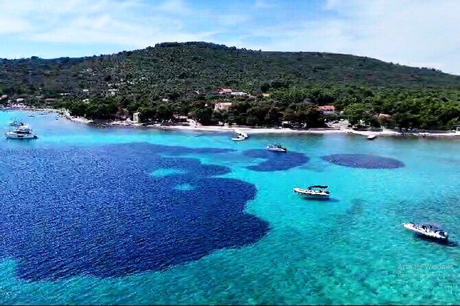Blue Lagoon & three islands: 5 hours half day relax tour - Historic Trogir walk: a quick mainland reset before the sea