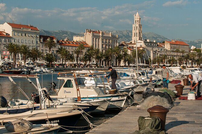 City Bike Tour of Split - Croatian National Theatre and old-town life in motion