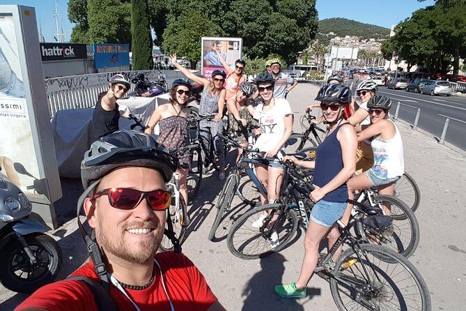 City Bike Tour of Split - Fritula stop, Olympic medals, and Poljud stadium vibes