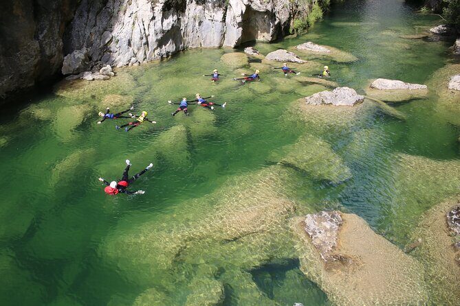 Extreme Canyoning on Cetina River from Split or Zadvarje - Great Gubavica (55m): the rope-lowering moment to train for