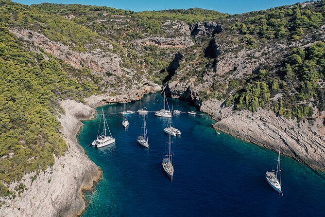 From Split: Blue cave & 5 Islands tour - Stiniva Cove (Vis Island): The “Swim and Chill” Stop