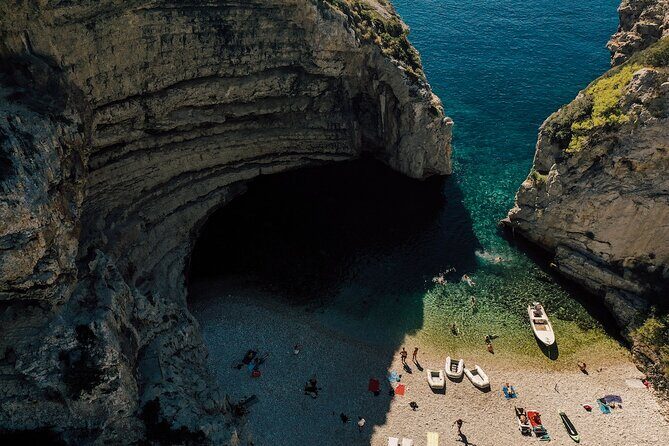 From Split: Blue cave & 5 Islands tour - Budikovac Island: Beach Bar Time and Another Swim Option