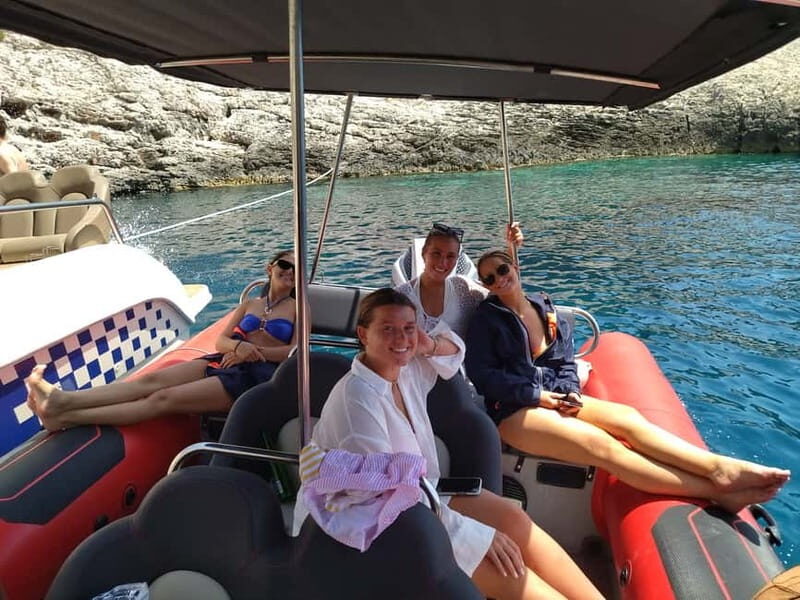 From Split: Blue Cave, Hvar, Mamma Mia, 5 Islands boat Tour - Budikovac Blue Lagoon: snorkel time on a white-pebble beach