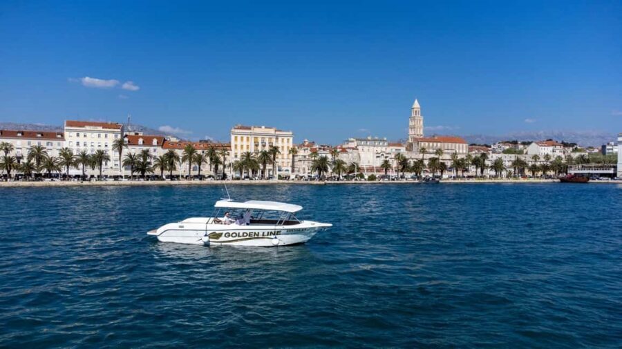 From Split: Blue Lagoon and 3 Island Boat Tour - From Split to Krknjaši Bay: The Blue Lagoon Swim and Snorkel
