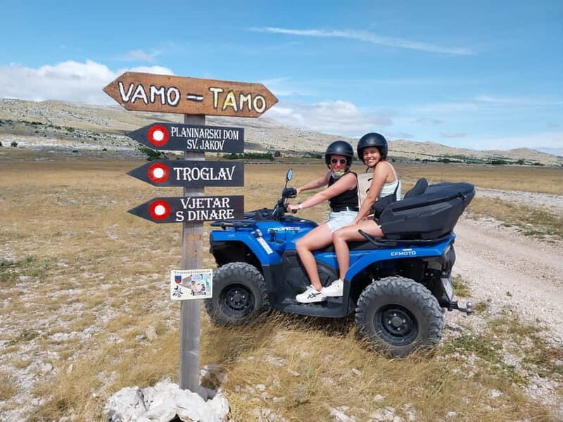 From Split: Dinara Nature Park Quad Adventure with Swimming - From Split to Hrvace: How the Timing Really Works