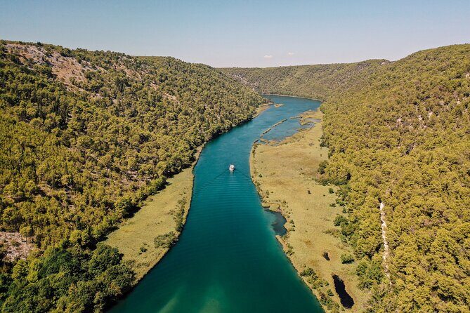 From Split: Krka Waterfalls Tour, Boat Cruise & Swimming - Price value: $32.65, then about €30 cash for the park ticket