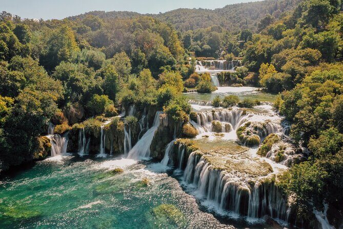 From Split: Krka Waterfalls Tour, Boat Cruise & Swimming - Skradin town time plus a Krka River beach swim