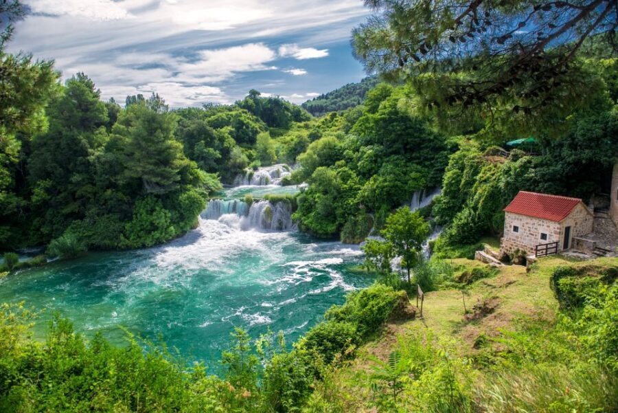 From Split: Krka Waterfalls Tour with Boat Ride & Swimming - Skradinski Buk: Your Guided Waterfall Walk That Sets the Stage