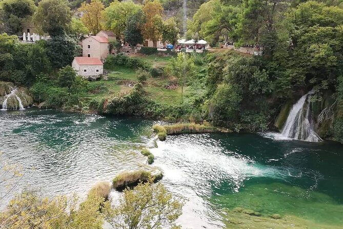 From Split or Trogir: Krka Waterfalls & Primošten Sightseeing - What to pack for Krka stairs, sun, and a beach break