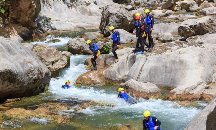 From Split or Zadvarje: Cetina River Canyoning - Where the adventure starts: safety briefing and canyon entry