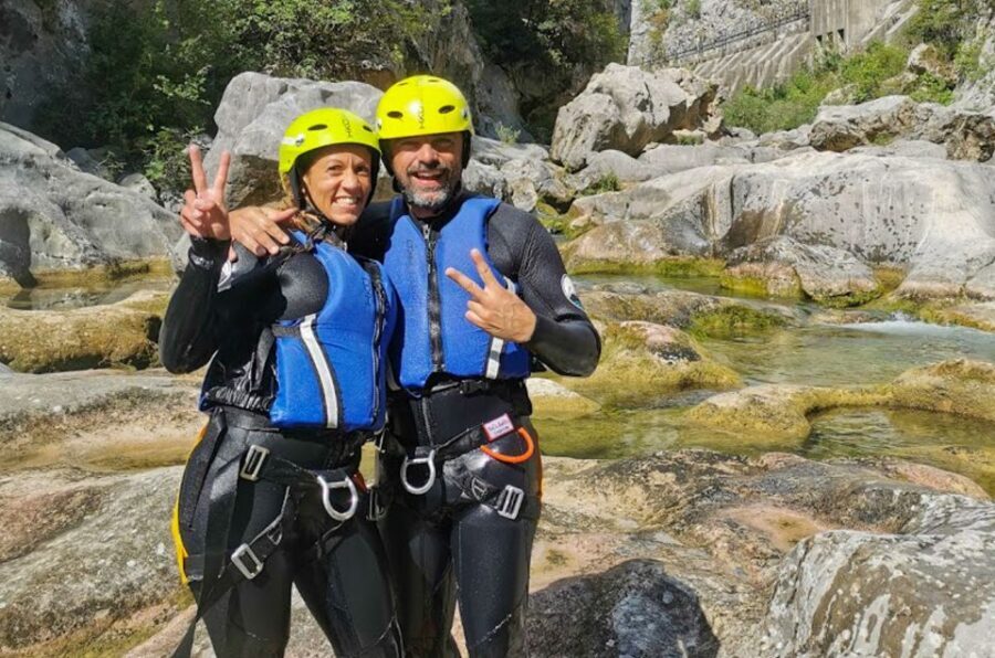 From Split or Zadvarje: Cetina River Canyoning - The canyon route: swims, rock-hops, slides, and rappels