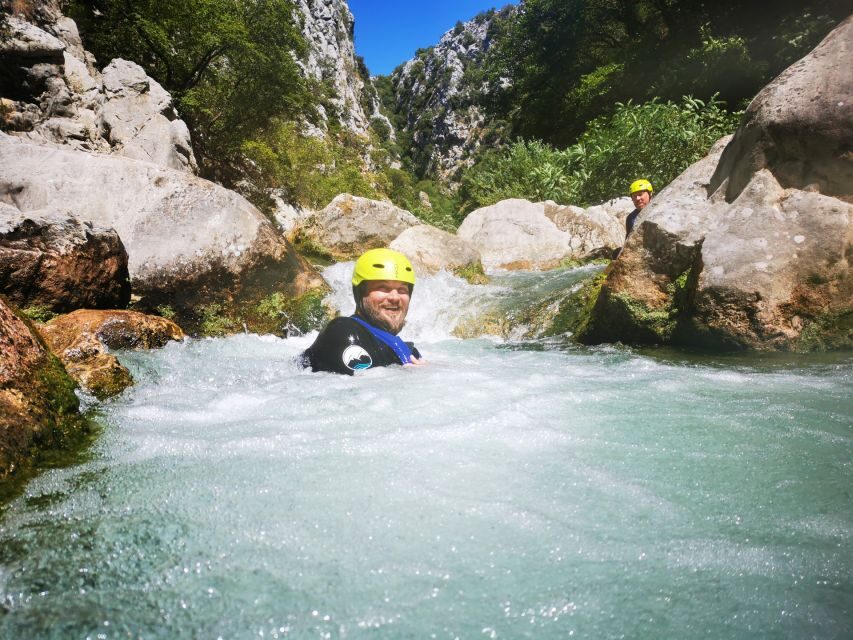 From Split or Zadvarje: Cetina River Canyoning - Underground tunnels and the climb toward Gubavica waterfall