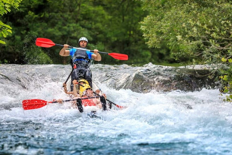 From Split/Šestanovac: Whitewater Rafting on Cetina River - Skipper your mini-raft: the moment you stop being just a passenger