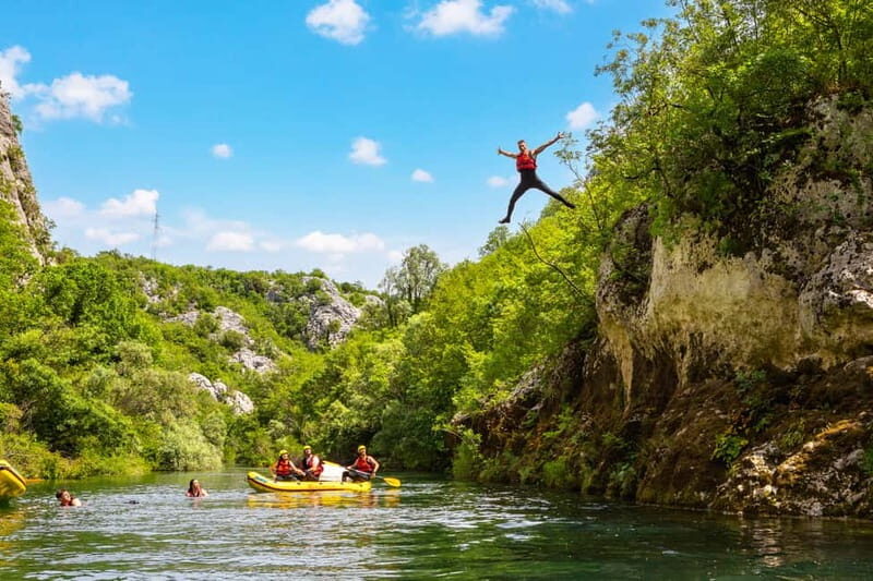 From Split/Šestanovac: Whitewater Rafting on Cetina River - Snacks and the short hike back up the canyon