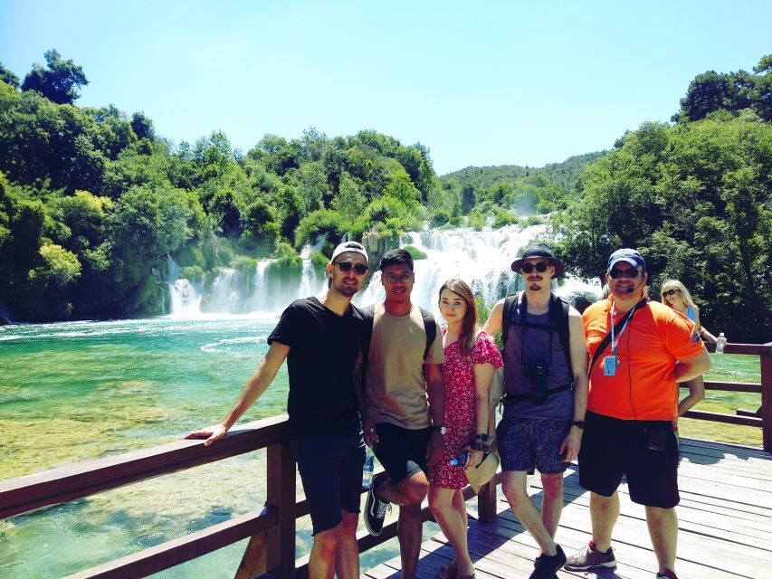 From Split & Trogir: Krka Waterfalls Day Tour with Boat Ride - Skradin: your time to swim, wander, and eat on your own terms