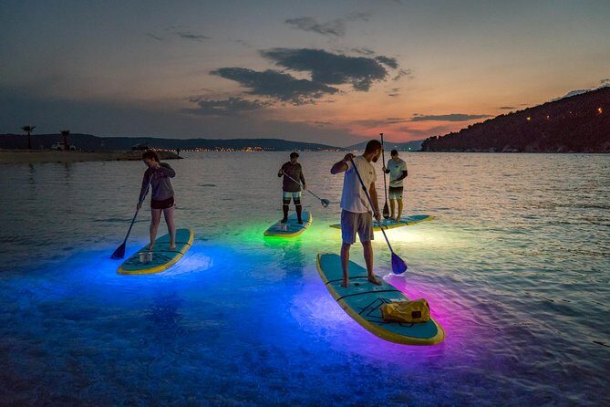 Glowing Stand-Up Paddle Experience in Split - Meeting point and transfer: easy start, no scooter math