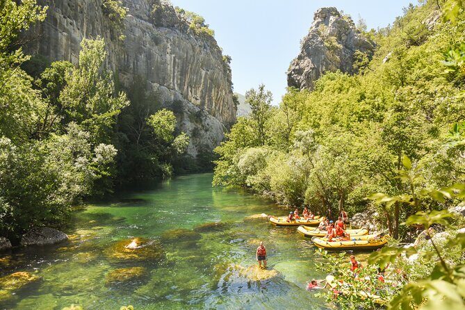 Half-Day Rafting Experience on Cetina River with Cliff Jumping and more - Stop 2: Cetina River Canyon Time (Nature, Water Color, and Cave Stops)