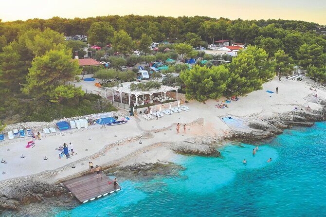 Half Day Tour: Blue Lagoon, UNESCO Town of Trogir, island Ciovo - Čiovo and Laganini Beach Club: where the day relaxes
