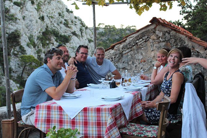 Hvar Small Group Wine Tour and Authentic Dalmatian Dinner - Brusje village and the old-road scenery break
