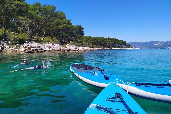Morning Stand Up Paddle Tour in Split - The water breaks: swimming, snorkeling, and optional cliff moments