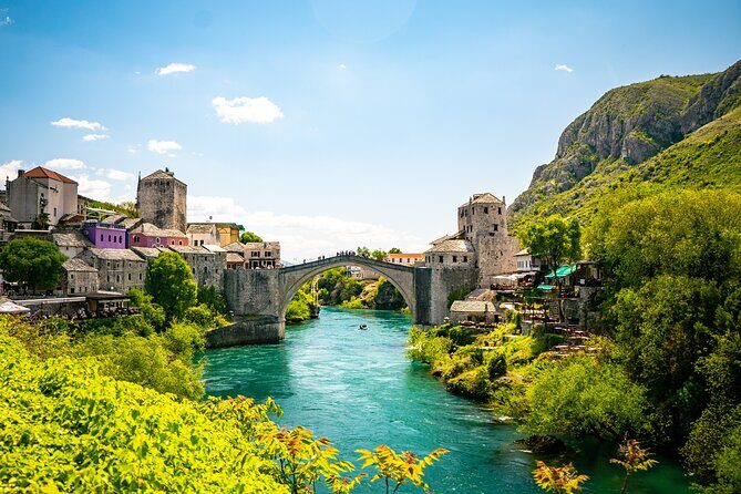 Mostar and Herzegovina Tour with Kravica Waterfall from Split & Trogir - The guided walk in Mostar: getting oriented fast