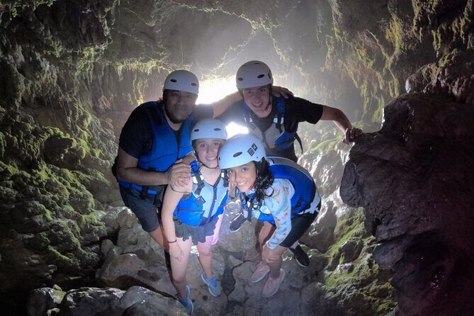 River Rafting from Split- Cliff Jumping- Cave Visit - The waterfall cave: two rooms, stalactites, and ~10°C water