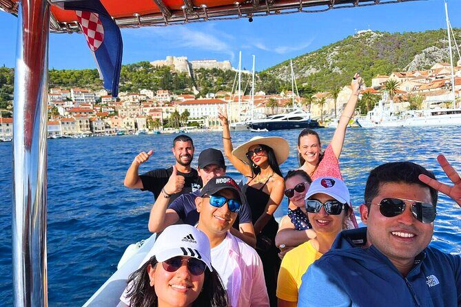 Split: Blue Lagoon & 3 Islands Speedboat Tour - Small group - Šolta and the seasonal swap to Labadusa Beach on Čiovo