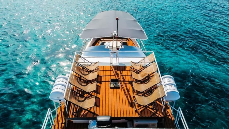 Split: Blue Lagoon and 3 Island Cruise with Food and Drinks - Blue Lagoon on Drvenik Island: The Main Jump and the Crystal Water