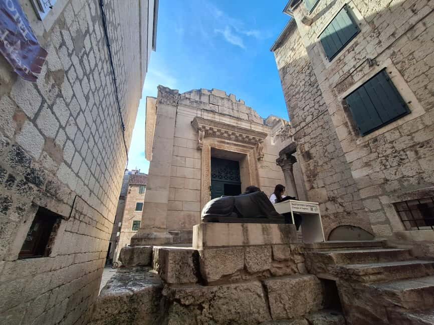 Split: City Walking Tour w/ Game of Thrones Locations - Peristil, Vestibulum, and Jupiter’s Temple: Roman power and the Christians story