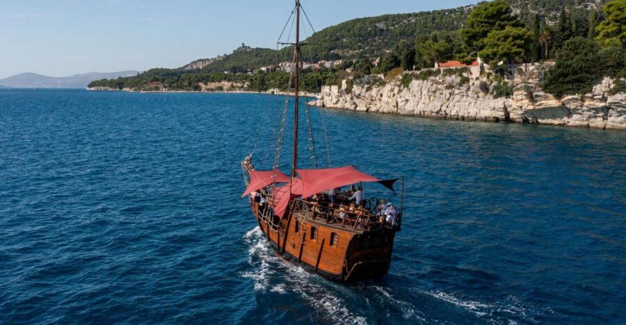 Split: Cruise on Columbo's Pirate Ship "Santa Maria" - Drinks on Board: Included Wine, Water, and Juice for a Relaxed Pace