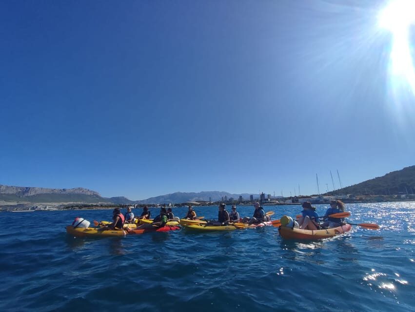 Split: Guided Sea Kayaking Tour with Snorkeling - The 20-minute break with wine at Šetalište MarinaTartaglie 4