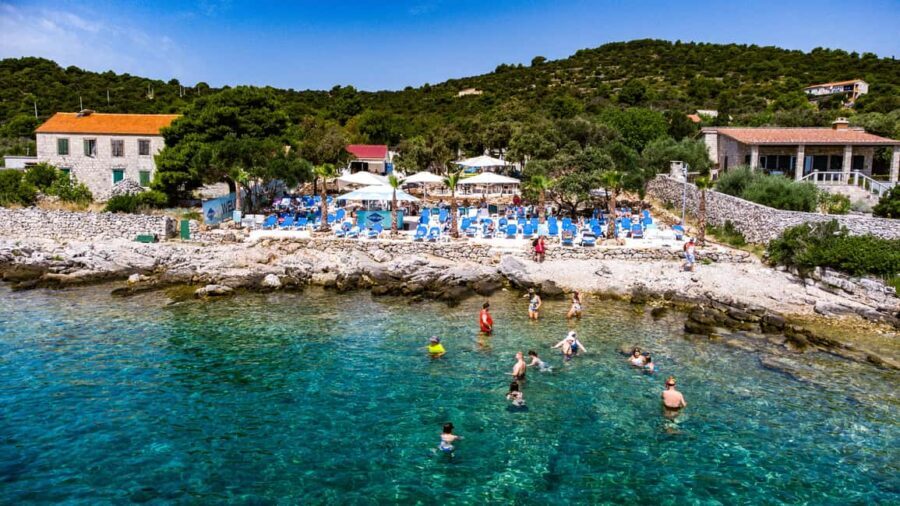 Split: Half-Day Blue Lagoon, Shipwreck, and Trogir Boat Tour - Nečujam Bay shipwreck snorkeling: cool sightline, mixed expectations