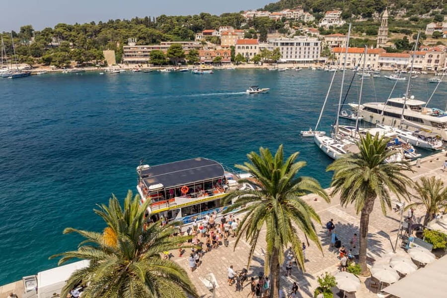 Split: Hvar, Brač, and Pakleni Cruise with Lunch and Drinks - On the Catamaran: Cruising Time That’s Actually Part of the Experience
