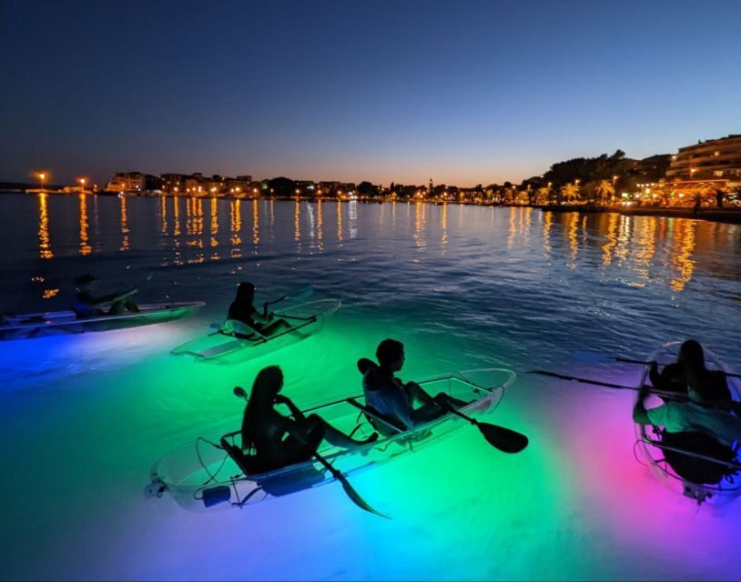 Split: Illuminated Evening Guided Kayaking Tour - Into the Water at Stobreč: First Glowing Moments