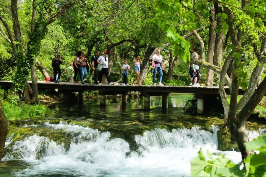 Split: Krka Waterfalls With Boat Cruise, Wine and Olive Oil - The Krka River boat cruise: your first big views