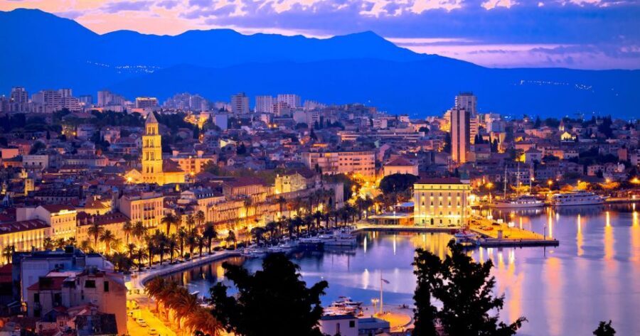 Split: Old Town and Diocletian's Palace Walking Tour - Meeting at Split Port: find the SPLIT sign fast