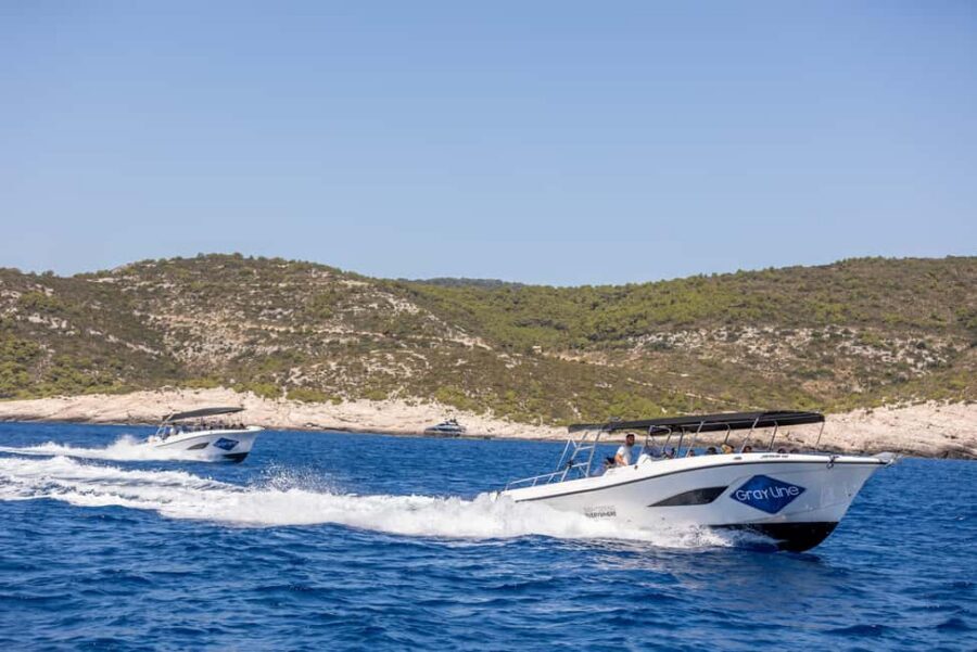 Split or Trogir: Blue Cave, Vis, and Hvar Speedboat Day Trip - Pakleni Islands Near Hvar: Pines, Shade, and Sandy Inlets