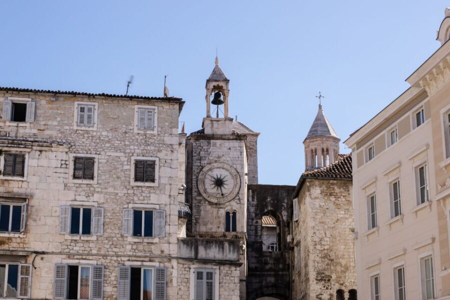 Split: Palace & Old Town Private Walking Tour-Entrance incl. - Golden Gate, Gregory of Nin, Fishmarket, and the Prokurative finish