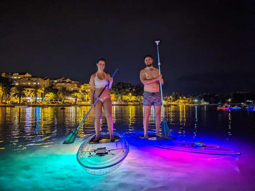 Split: Transparent SUP night Glow tour - Quick hits