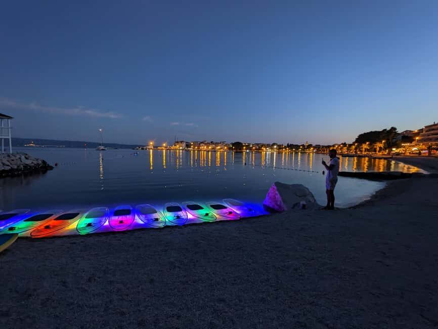 Split: Transparent SUP night Glow tour - Safety briefing and the short SUP tutorial that actually helps