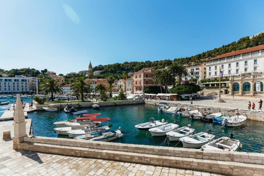 Split/Trogir: Blue Cave, Mamma Mia, Hvar and 5 Island Tour - Vis and Komiža: Mamma Mia stops plus real island time