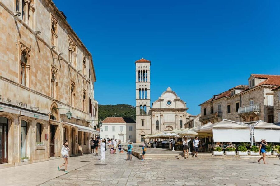 Split/Trogir: Blue Cave, Mamma Mia, Hvar and 5 Island Tour - Stiniva Cove and Srebrena: photo stops that actually pay off