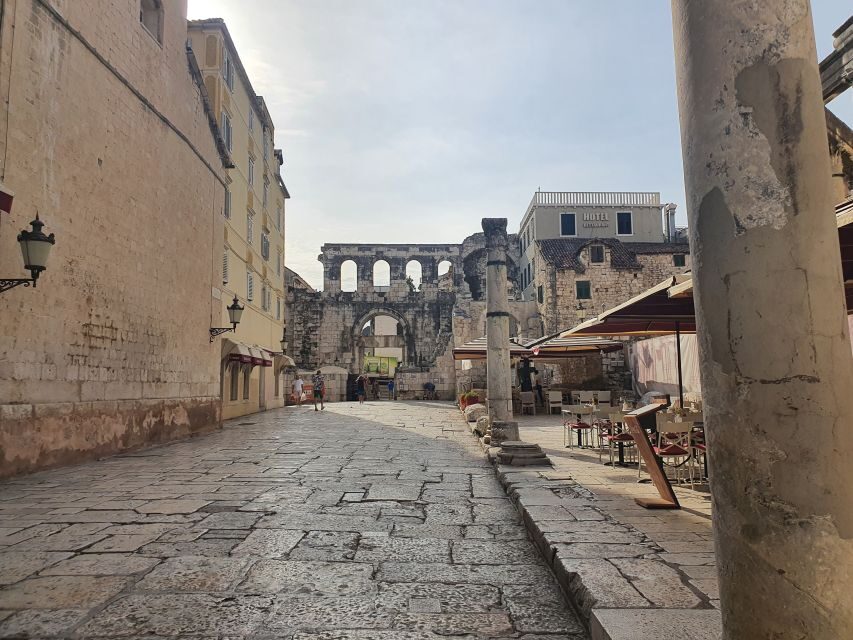 Split: Walking tour of Split with a 'Magister' of History - Peristil and the palace’s famous square: where the big landmarks line up